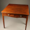 Antique English Chippendale games table.