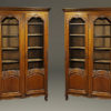 Pair of oak bookcases A5413A