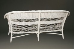 Petite wicker sofa A5435C