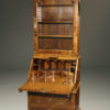 A5446C-english-secretary-bookcase-walnut