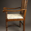 Pair of antique Jacobean arm chairs A5453C