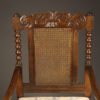 Pair of antique Jacobean arm chairs A5453E
