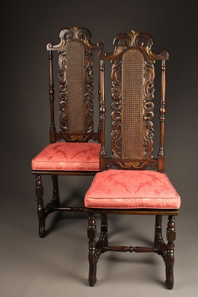 Pair of Baroque style chairs A5455A