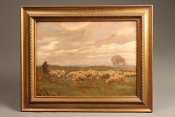 Landscape with sheep A5492A