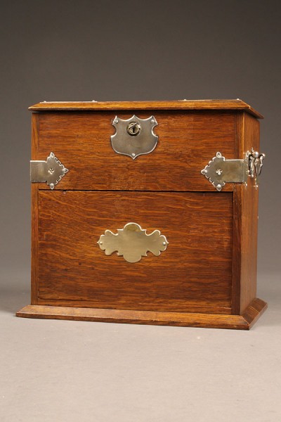 Antique English Smoker's Cabinet A5501A