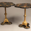 Pair of lacquered end tables A5513A