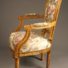 Pair of Louis XVI style arm chairs A5521C