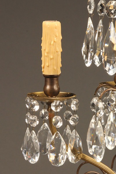 Pair of candelabra style lamps A5538D