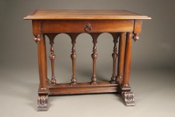 Walnut side table A1903A