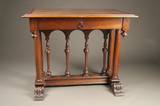 Walnut side table A1903A