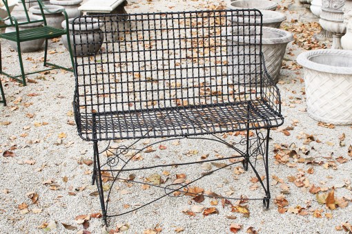 Wire garden bench A5560A