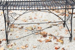 Wire garden bench A5560C