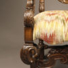 Pair of carved arm chairs A5564G