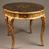 Table with gilded finish A5566B