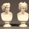 pair of porcelain busts A5568A