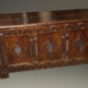 English Jacobean style coffer front