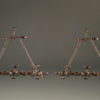 Pair of 6 arm iron chandelier A5579A