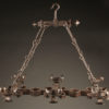 Pair of 6 arm iron chandelier A5579B