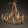 Chandelier made from stag antlers A5580A