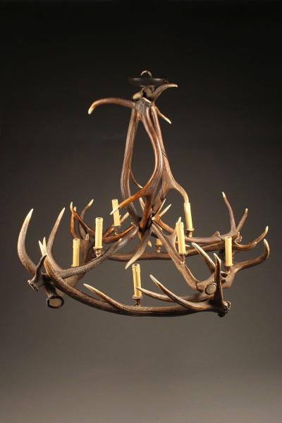 Chandelier made from stag antlers A5580A