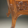 19th century French Louis XV style oak commode with marble top and bronze hardware, circa 1880. A5596F