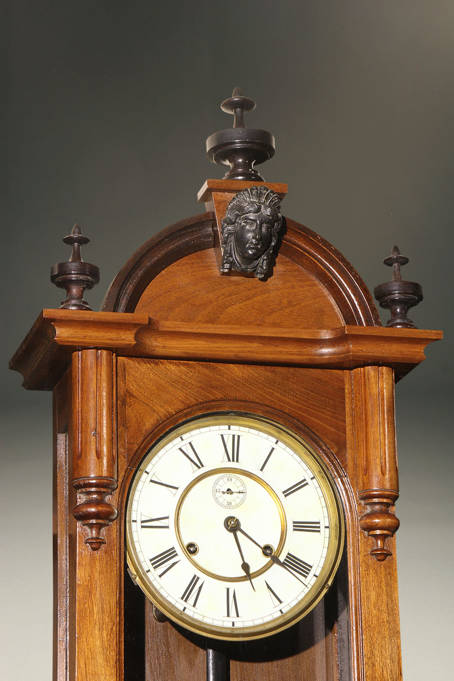 Late 19th century Ansonia "Capitol" wall clock. 