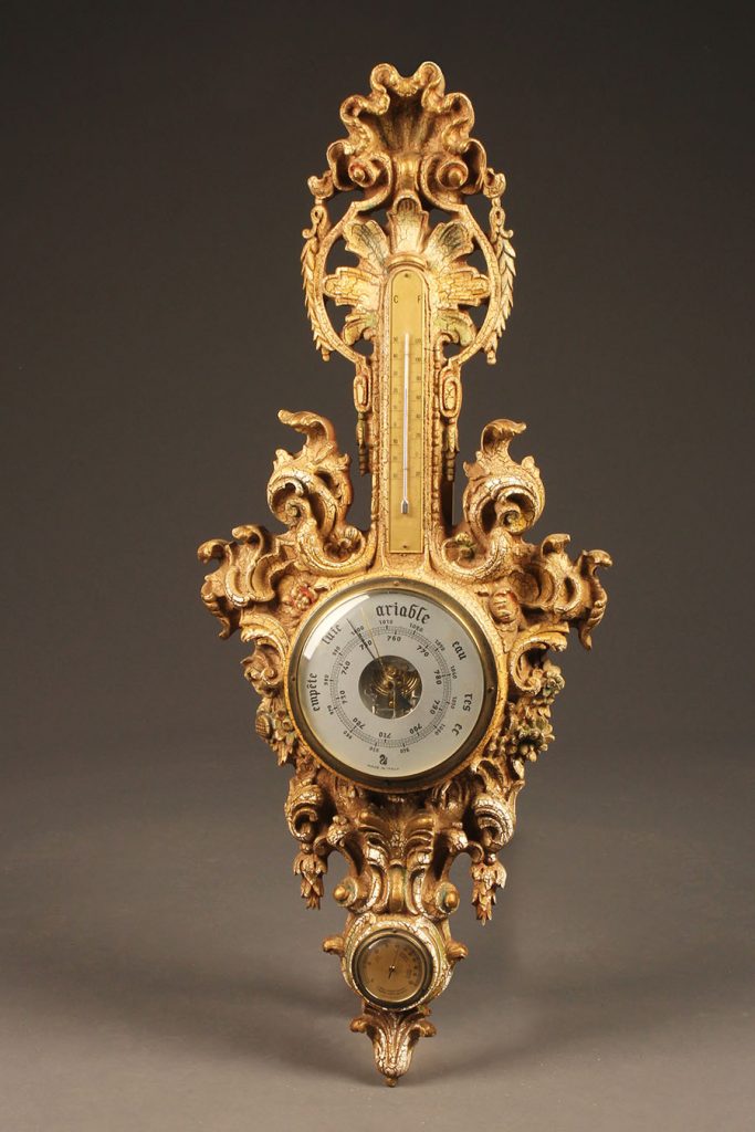 A5609A-french-barometer-rococco