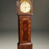 Early 19th century English tall case clock with Mary,Queen of Scots themed dial