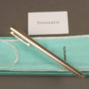 Tiffany & Co. sterling silver pen in original box and felt pouch.