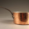 Late 19th century French copper chef's pot with iron handle and signed Paris, circa 1890.