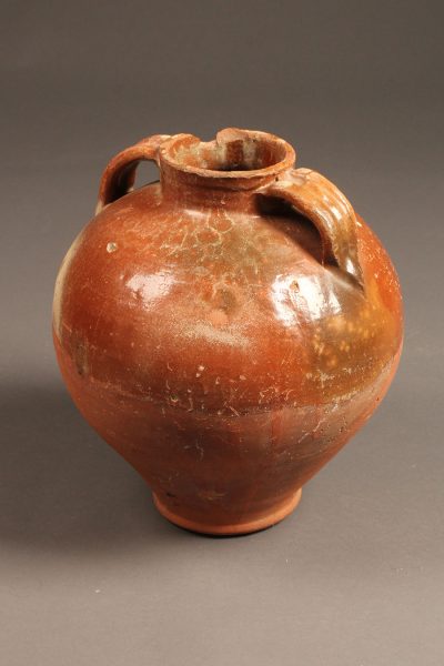 Late 19th century French olive jar