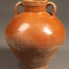 Late 19th century French olive jar with handles.