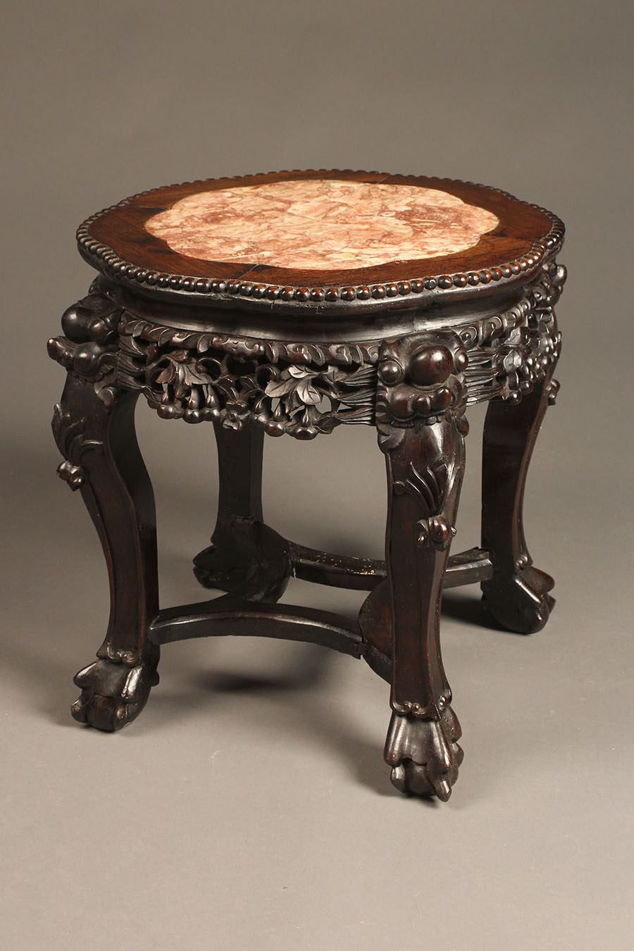 Carved teak table discount