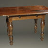 Mid 18th century oak German work table or desk with drawer