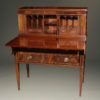 Mahogany Colonial Revival styled ladies writing desk with tambour doors