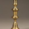 Mid 19th century English brass candlestick