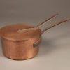 Huge 19th century copper chef's pot with lid