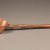 Huge Dutch copper dipper with wooden handle