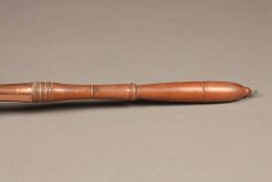 Huge Dutch copper dipper with wooden handle