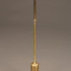 Adjustable brass English fireplace brush