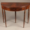 Mid 19th century mahogany, English flip top games table