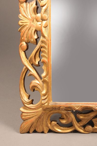 19th century French Napoleon III styled gilded mirror