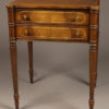 Two drawer Sheraton style mahogany end table