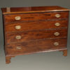 English Chippendale style chest of drawers in mahogany