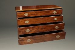 English Chippendale style chest of drawers in mahogany