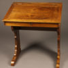 Very nice 18th century French school desk in walnut with dovetail construction.