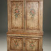 19th century Tuscan cupboard with original polychrome finish