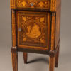 Late 19th century French Louis XVI styled night stand with beautiful marquetry.