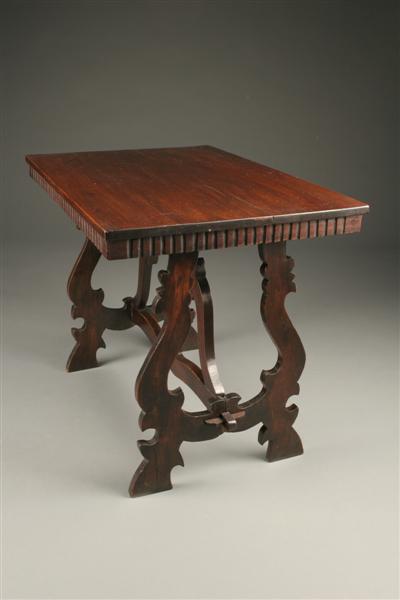 17th Century Style Small Antique Walnut Italian Tavolino From Tuscany Home Furniture Coffee Tables 17th Century Style Small Antique